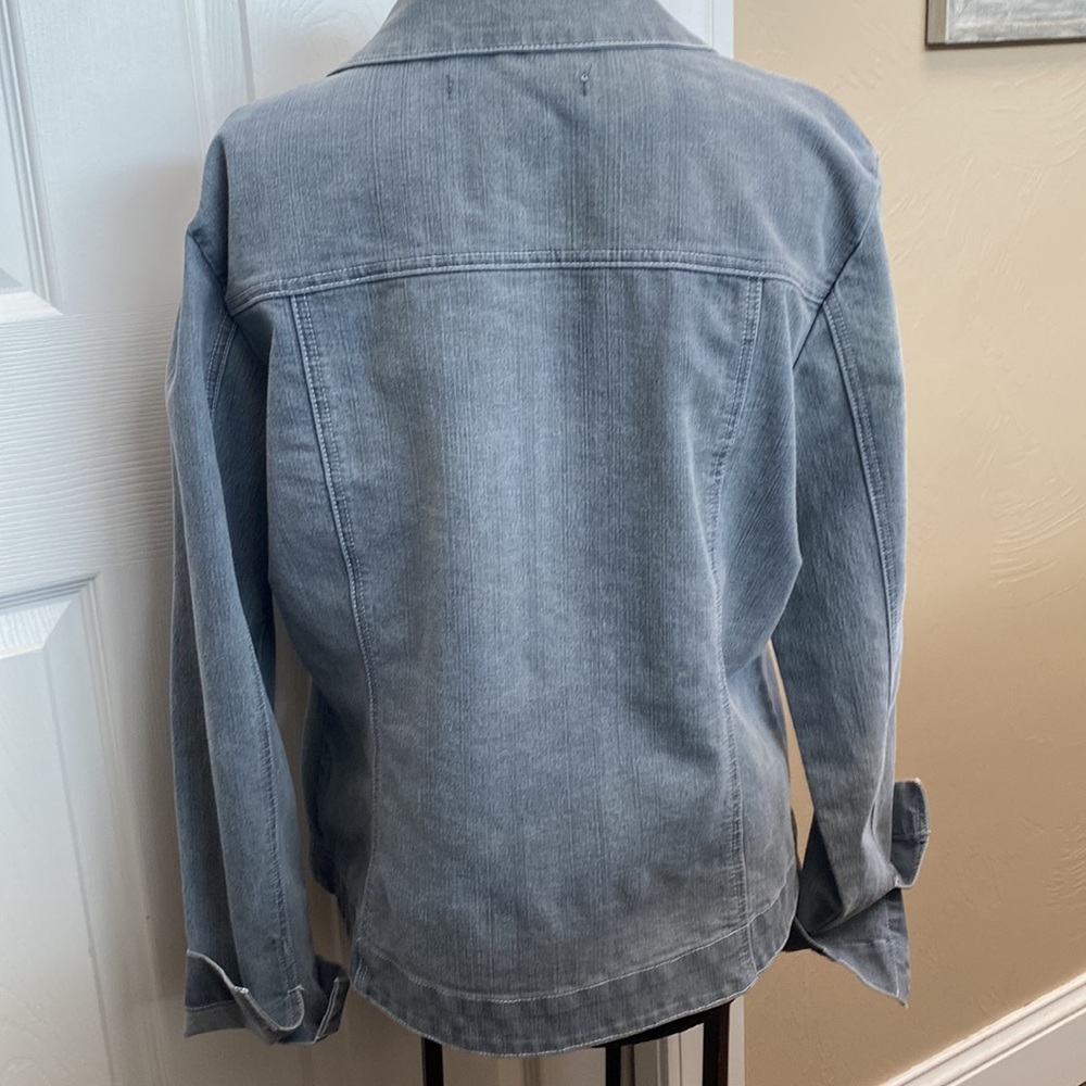 Live a Little Denim Shirt Jac - Picture 4 of 7